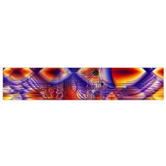 Winter Crystal Palace, Abstract Cosmic Dream (lake 12 15 13) 9900x7400 Smaller Flano Scarf (small) by DianeClancy