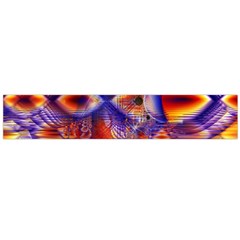 Winter Crystal Palace, Abstract Cosmic Dream (lake 12 15 13) 9900x7400 Smaller Flano Scarf (large) by DianeClancy