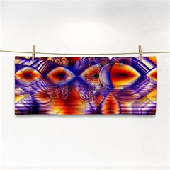 Winter Crystal Palace, Abstract Cosmic Dream (lake 12 15 13) 9900x7400 Smaller Hand Towel