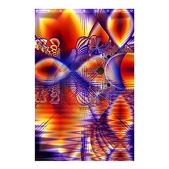 Winter Crystal Palace, Abstract Cosmic Dream (lake 12 15 13) 9900x7400 Smaller Shower Curtain 48  X 72  (small)  by DianeClancy