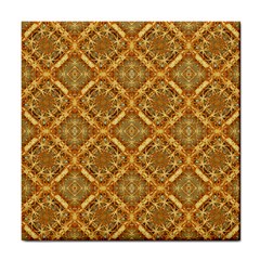 Luxury Check Ornate Pattern Tile Coasters