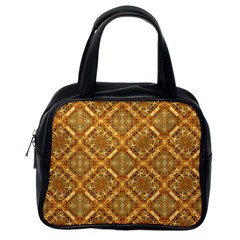 Luxury Check Ornate Pattern Classic Handbags (one Side)