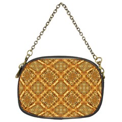 Luxury Check Ornate Pattern Chain Purses (two Sides)  by dflcprints