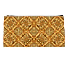 Luxury Check Ornate Pattern Pencil Cases by dflcprints