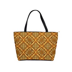 Luxury Check Ornate Pattern Shoulder Handbags by dflcprints