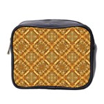 Luxury Check Ornate Pattern Mini Toiletries Bag 2-Side Front