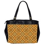 Luxury Check Ornate Pattern Office Handbags (2 Sides)  Back