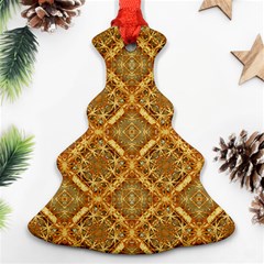 Luxury Check Ornate Pattern Ornament (christmas Tree)