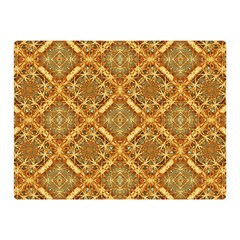 Luxury Check Ornate Pattern Double Sided Flano Blanket (mini)  by dflcprints