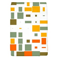 Rectangles And Squares In Retro Colors  			removable Flap Cover (s) by LalyLauraFLM