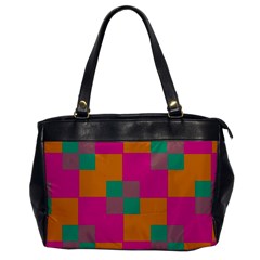 Squares    			oversize Office Handbag by LalyLauraFLM