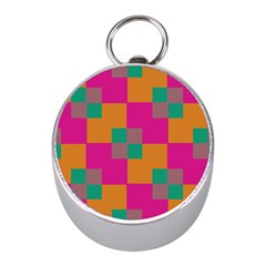 Squares    			silver Compass (mini)