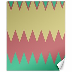 Retro Chevrons     			canvas 8  X 10  by LalyLauraFLM