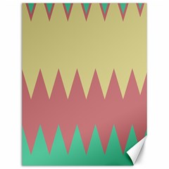 Retro Chevrons     			canvas 12  X 16  by LalyLauraFLM