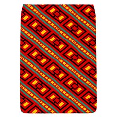 Distorted Stripes And Rectangles Pattern      			removable Flap Cover (s) by LalyLauraFLM