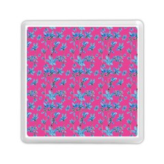 Floral Collage Revival Memory Card Reader (square) 