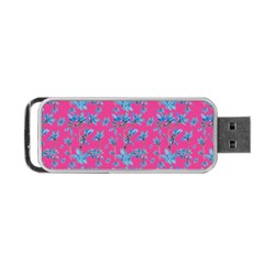 Floral Collage Revival Portable Usb Flash (two Sides) by dflcprints