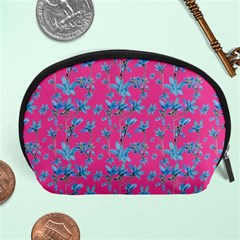 Floral Collage Revival Accessory Pouches (large)  by dflcprints