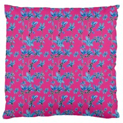 Floral Collage Revival Standard Flano Cushion Case (two Sides) by dflcprints