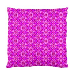 Pink Snowflakes Spinning In Winter Standard Cushion Case (two Sides) by DianeClancy