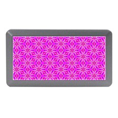 Pink Snowflakes Spinning In Winter Memory Card Reader (mini) by DianeClancy