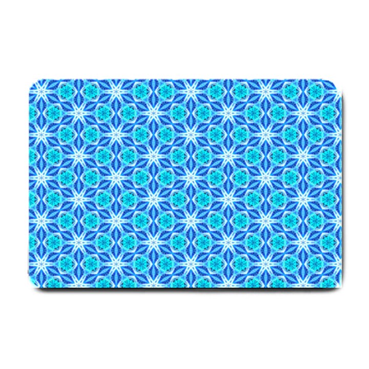 Aqua Hawaiian Stars Under A Night Sky Dance Small Doormat 