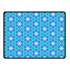 Aqua Hawaiian Stars Under A Night Sky Dance Fleece Blanket (small) by DianeClancy