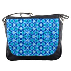 Aqua Hawaiian Stars Under A Night Sky Dance Messenger Bags by DianeClancy