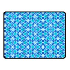 Aqua Hawaiian Stars Under A Night Sky Dance Double Sided Fleece Blanket (small)  by DianeClancy