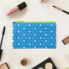 Aqua Hawaiian Stars Under A Night Sky Dance Cosmetic Bag (xs) by DianeClancy