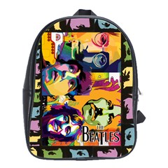 Beatles Backpack School Bag (large) by DryInk