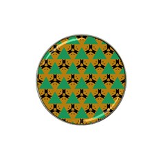 Triangles And Other Shapes Pattern        			hat Clip Ball Marker by LalyLauraFLM