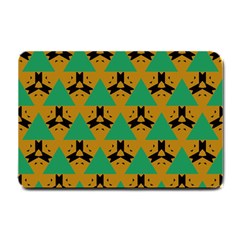 Triangles And Other Shapes Pattern        			small Doormat by LalyLauraFLM