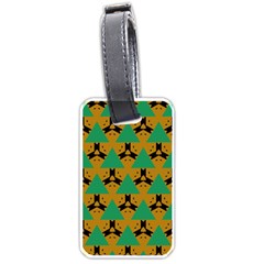 Triangles And Other Shapes Pattern        			luggage Tag (one Side) by LalyLauraFLM