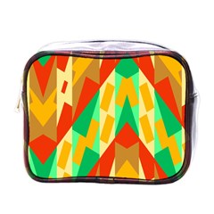 Angles         			mini Toiletries Bag (one Side) by LalyLauraFLM