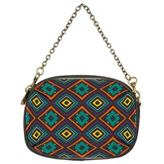 Rhombus Pattern          	chain Purse (two Sides) by LalyLauraFLM