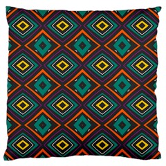 Rhombus pattern          	Large Flano Cushion Case (Two Sides)