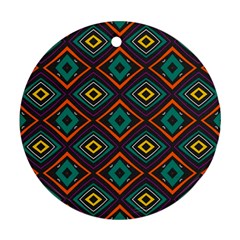 Rhombus pattern          			Ornament (Round)