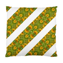 Indian Floral Pattern Stripes Standard Cushion Case (two Sides) by dflcprints