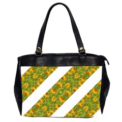 Indian Floral Pattern Stripes Office Handbags (2 Sides)  by dflcprints