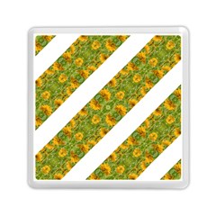 Indian Floral Pattern Stripes Memory Card Reader (square)  by dflcprints