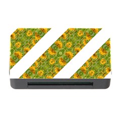 Indian Floral Pattern Stripes Memory Card Reader With Cf by dflcprints