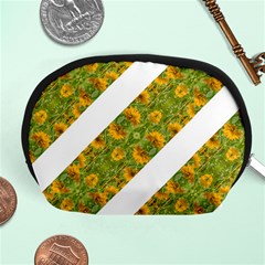 Indian Floral Pattern Stripes Accessory Pouches (medium) 