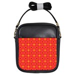 Peach Apricot Cinnamon Nutmeg Kitchen Modern Abstract Girls Sling Bags Front