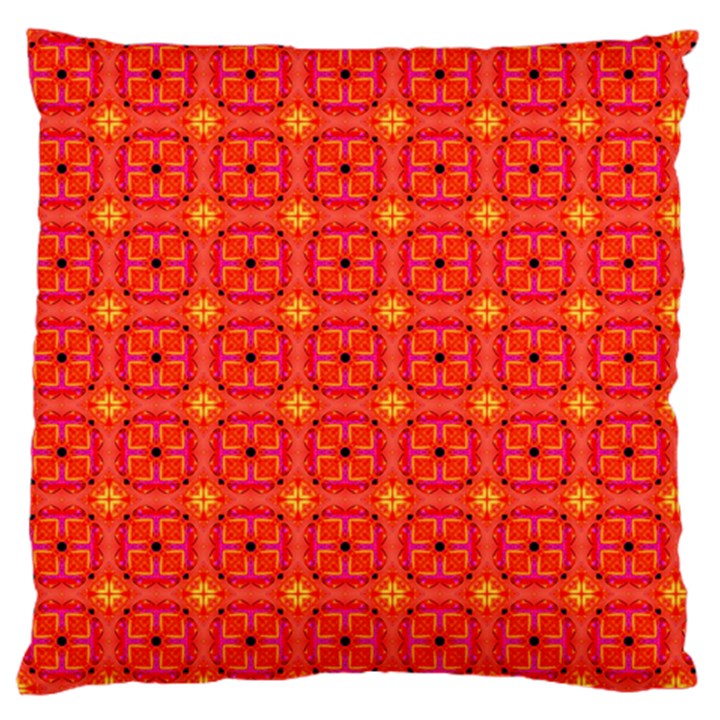 Peach Apricot Cinnamon Nutmeg Kitchen Modern Abstract Large Flano Cushion Case (One Side)