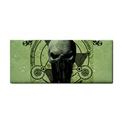 Awesome Green Skull Hand Towel