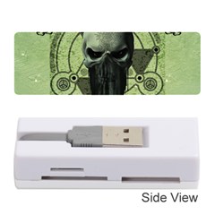 Awesome Green Skull Memory Card Reader (stick) 