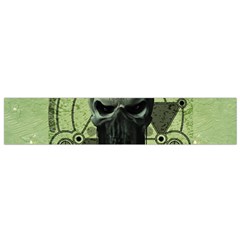 Awesome Green Skull Flano Scarf (small)