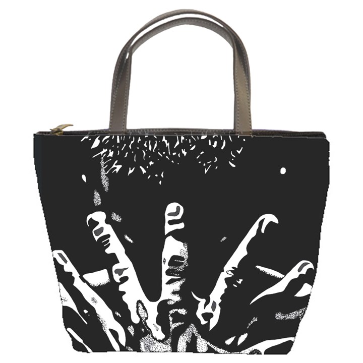 Strong Hands Bucket Handbag