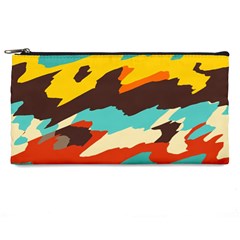 Wavy Retro  Texture           	pencil Case by LalyLauraFLM